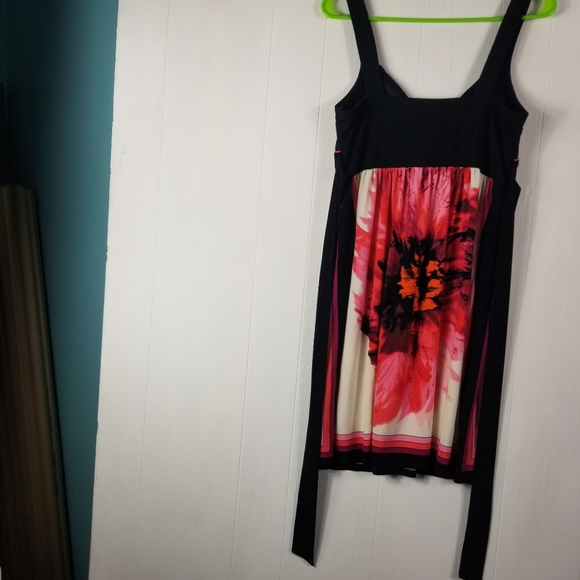 Jodi Kristopher dress sz Large gorgeous  floral colors - Picture 3 of 4